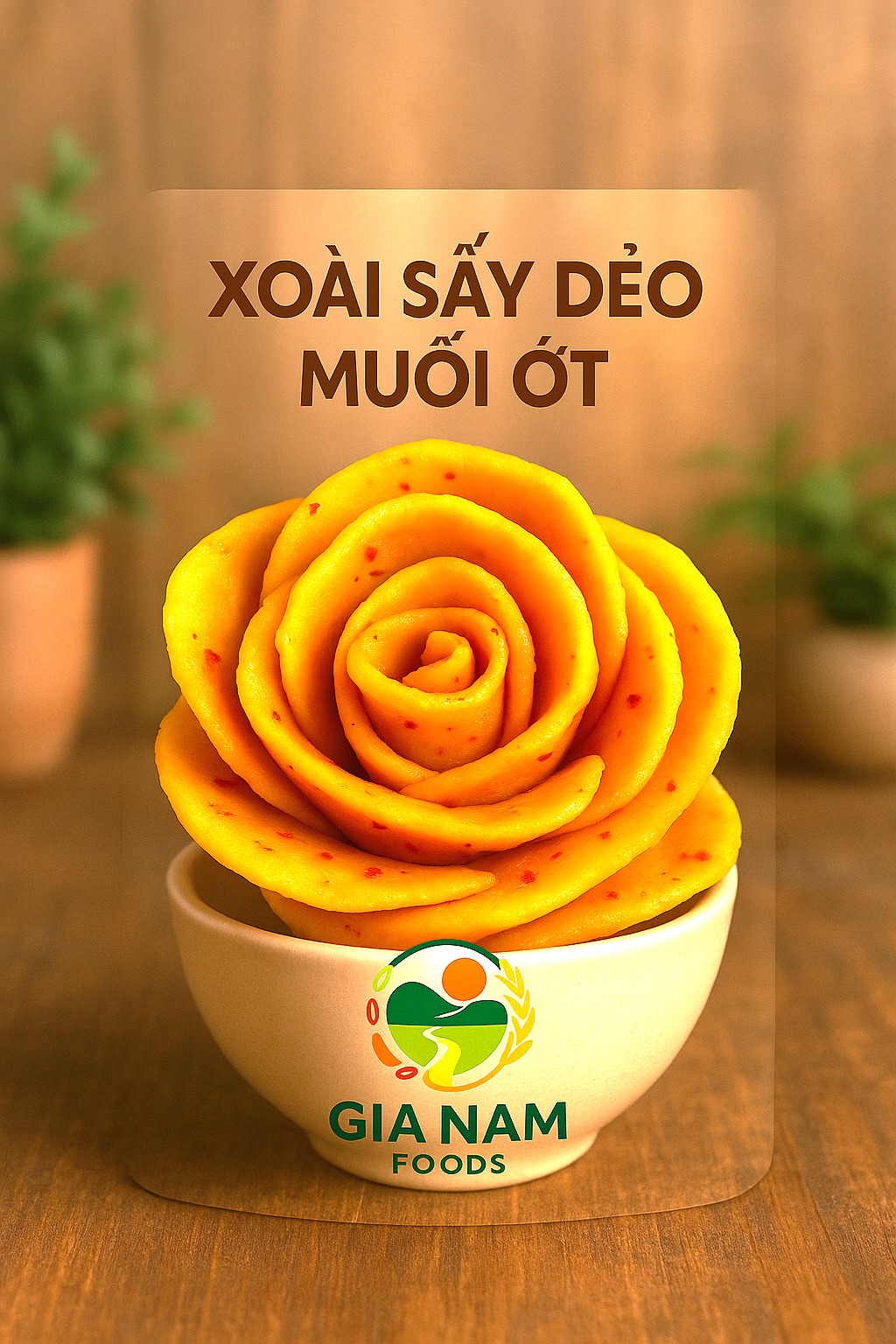 XOÀI SẤY DẺO MUỐI ỚT GIA NAM FOODS – “MÓN NHẬU” LẠ MIỆNG, NGON VÀ SẠCH